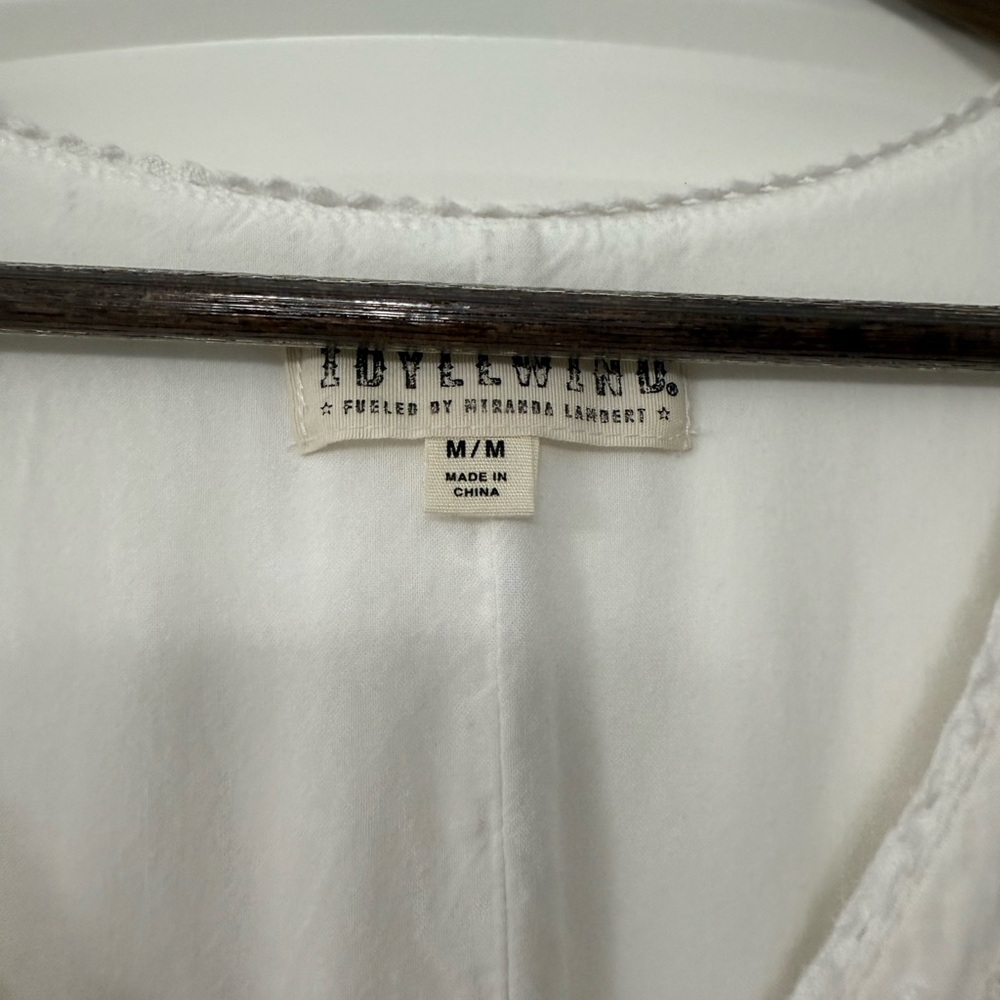 NWOT**** Idyllwind White Sleeveless Dress - Picture 3 of 4